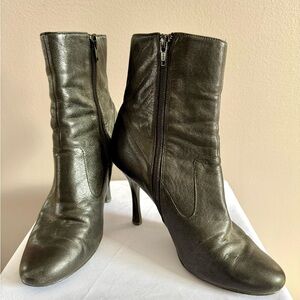 Calvin Klein Black Heeled Boots